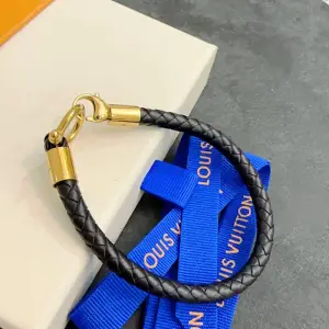 Louis Vuitton Jewelry Men Bracelets Cowhide Hand Rope